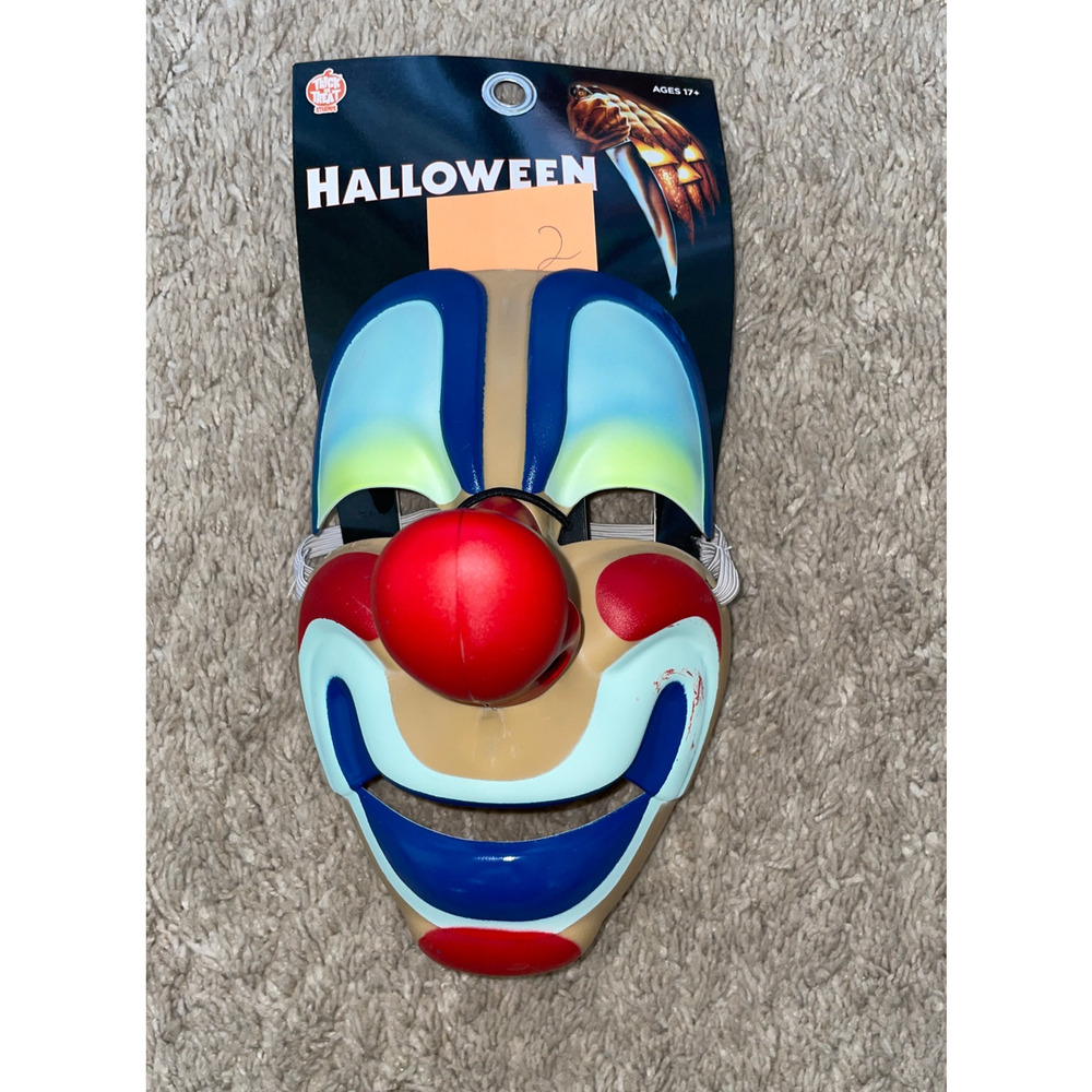 Copied - tots Halloween 1978 Young Michael Myers Clown Mask FLAWS New